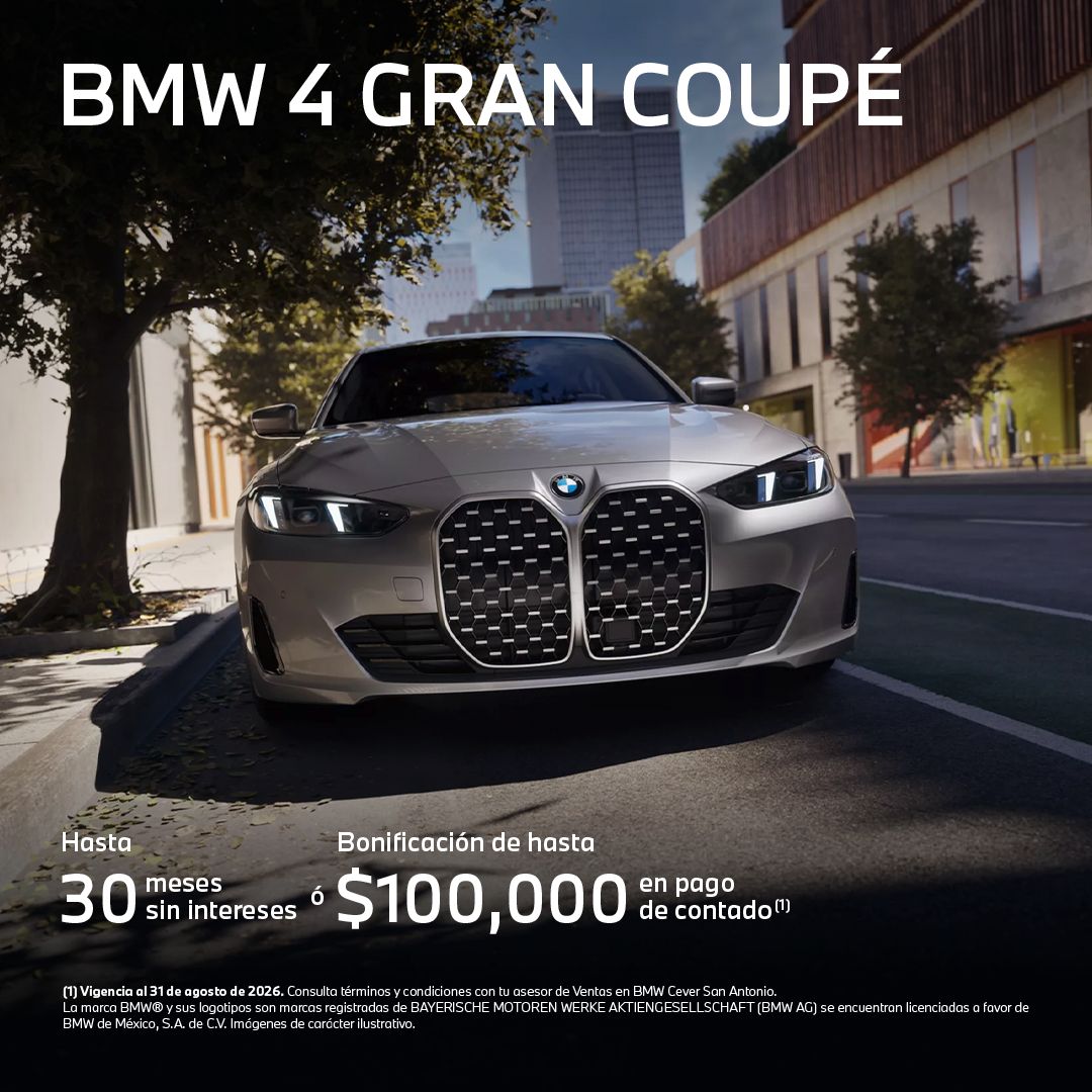 Promoción BMW vigente 2